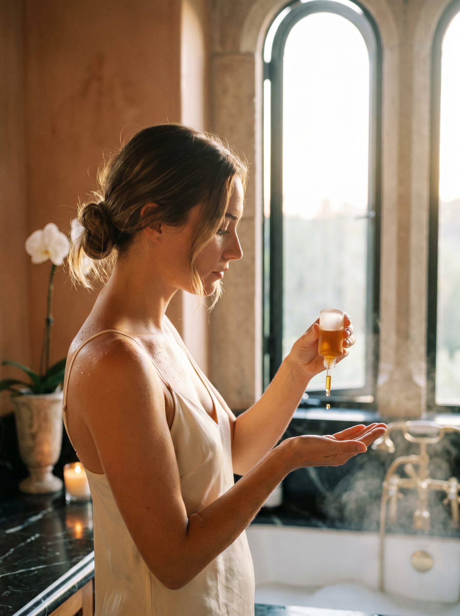 Premium Wellness D2C · haya. golden-hour editorial