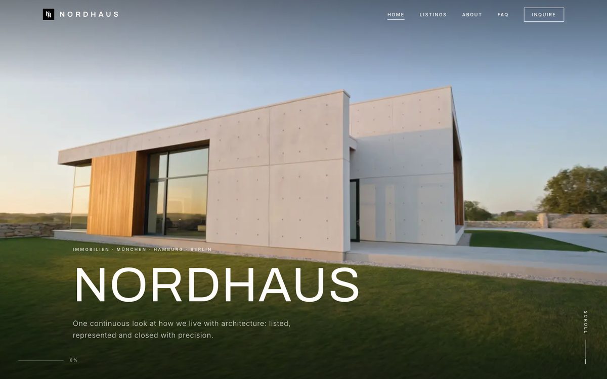 NORDHAUS — real estate brand and listings